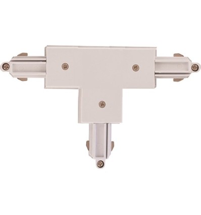 Outlet : Halo Track 230V, Connecteur en T Blanc