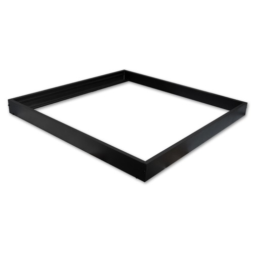 Cadre noir pour montage en applique de panneaux LED 60x60