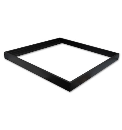 Cadre noir pour montage en applique de panneaux LED 60x60