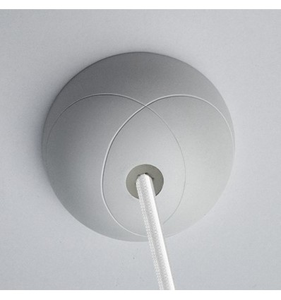 Rosette pour prise de lampe en blanc - Dyberg Larsen