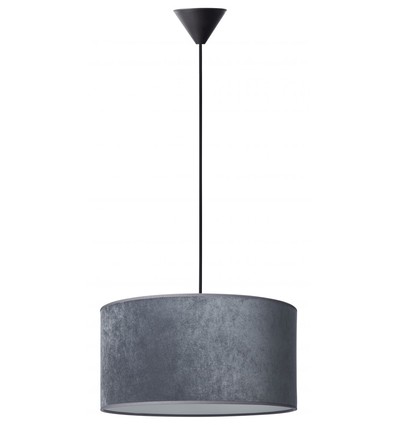 Suspension MILANO, E27, Ø40, Nielsen Light - gris/noir
