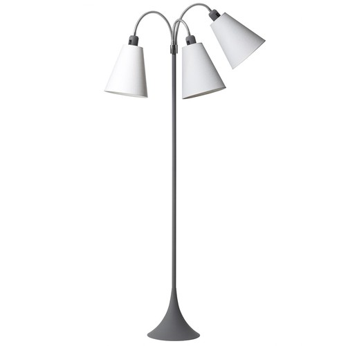 Lampadaire E27 TRAFIK, Nielsen Light - Gris - Blanc