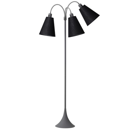 Lampadaire TRAFIK E27, Nielsen Light - Gris - Noir