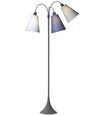 Lampadaire E27 TRAFIK, Nielsen Light - Gris - Bleu Dala, turquoise, bleu clair