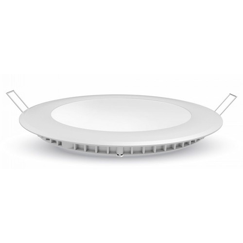 Panneau LED encastrable 12W Ø17cm - Découpe : Ø15,5 cm, Dimensions : Ø17 cm