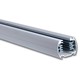 V-Tac rail de 1 mètre pour spots sur rail - Blanc, 3 phases, complet avec connexion et bouchon de fin