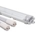 Réglette LED double Limea T8 60cm 18W - IP65 étanche, incl. 2x9W tubes LED