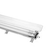 Réglette 150cm + 2x tubes LED T8 - IP65, câblage traversant