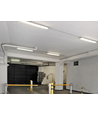 Réglette 150cm + 2x tubes LED T8 - IP65, câblage traversant