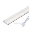 Éclairage LED pour placard 50 cm - 6 mm de hauteur, 12V DC, 4W, avec embout