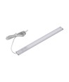 Éclairage LED pour placard 50 cm - 6 mm de hauteur, 12V DC, 4W, avec embout
