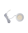 Spot de meuble encastrable RecoTouch 2,2W Ø6,8cm - 12V DC, Perçage : Ø6 cm, Dimensions : Ø6,8 cm, Tactile, acier brossé