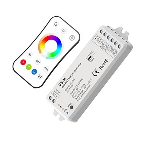 Contrôleur LEDlife rWave RGB+CCT avec télécommande - 12V (180W), 24V (360W)