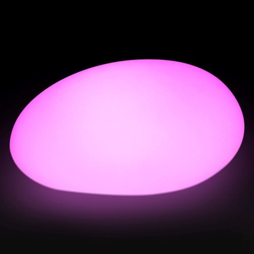 Pierre LED RGB V-Tac - Rechargeable, avec télécommande, 33x25x17 cm
