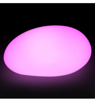 Pierre LED RGB V-Tac - Rechargeable, avec télécommande, 33x25x17 cm