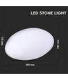 Pierre LED RGB V-Tac - Rechargeable, avec télécommande, 33x25x17 cm