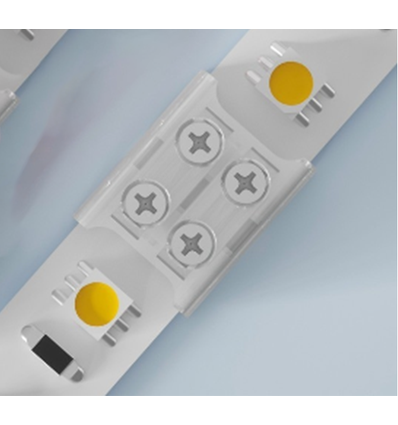 Connecteur à vis pour bande LED - 10mm, monochrome, IP20, 5V-24V