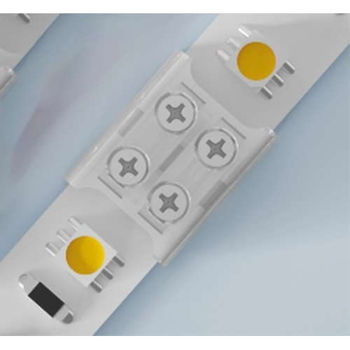 Connecteur à vis pour bande LED - 8mm, monochrome, IP20, 5V-24V