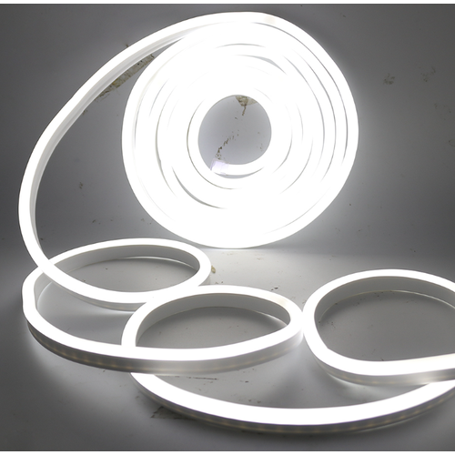 8x16 Blanc froid Neon Flex LED 8W par mètre - 24V DC, IP67