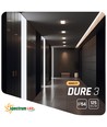 Dalle LED encastrable 24W 22 x 22 cm - IP54 extérieur, découpe : 19,5 x 19,5 cm, dimensions : 22 x 22 cm