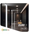 Panneau LED encastrable 18W 17x17cm - IP54 extérieur, découpe : 14,5 x 14,5 cm, dimensions : 17 x 17 cm