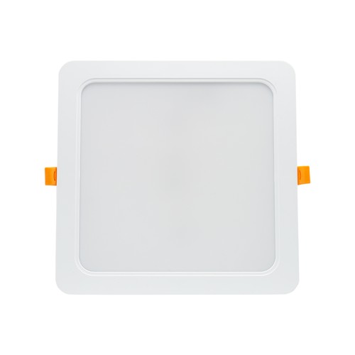 Panneau LED encastrable 18W 17x17cm - IP54 extérieur, découpe : 14,5 x 14,5 cm, dimensions : 17 x 17 cm