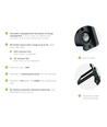 Projecteur solaire LED 2W - Batterie intégrée, avec capteur, extérieur, lampe de travail
