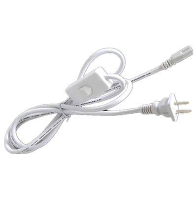 Câble de 100 cm pour prise murale standard - Avec interrupteur et fiche, compatible avec les luminaires compacts V-Tac