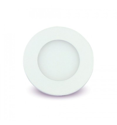 Panneau LED encastrable 3W Ø8,4cm - Découpe : Ø7,3 cm, Dimensions : Ø8,4 cm