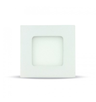Panneau LED encastrable 3W 8,4x8,4cm - Découpe : 7,3 x 7,3 cm, Dimensions : 8,4 x 8,4 cm