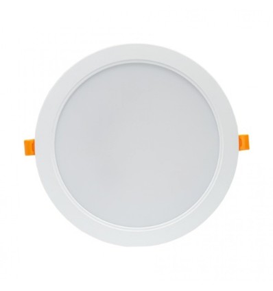 Panneau LED encastrable 18W Ø17cm - IP54 extérieur, perçage : Ø14,5 cm, dimensions : Ø17 cm