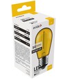 Ampoule LED E27 1W - Jaune, filament de carbone