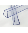 Profilé PVC 8x16 pour LED Neonflex - 1 mètre, transparent