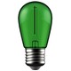 Ampoule LED E27 1W sphérique verte avec filament