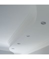 Kit Downlight MR16 ou GU10 - Sans source lumineuse, Chrome, Découpe : Ø7,4 cm, Dimensions : Ø8,2 cm