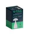 Lampe de table V-Tac rechargeable CCT - Blanc, IP20, dimmable tactile, modèle mini