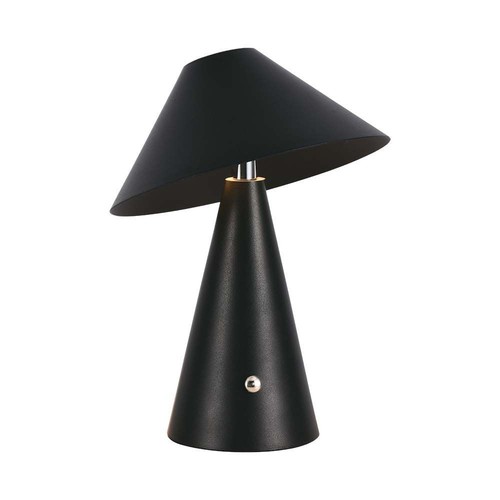 Lampe de table rechargeable V-Tac 3 en 1 - Noir, IP20, dimmable tactile