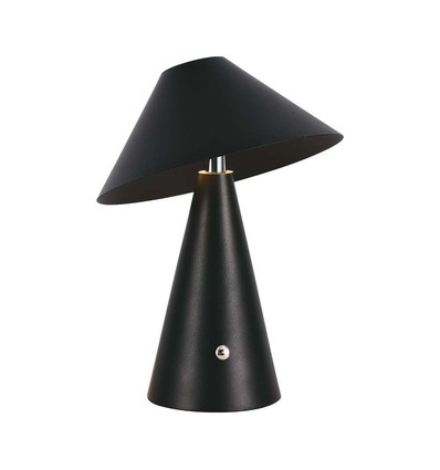 Lampe de table rechargeable V-Tac 3 en 1 - Noir, IP20, dimmable tactile