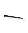 Réglette 120cm - Pour 1x tube LED 120cm, noir