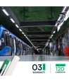 Réglette LED complète 120cm 40W - Garantie 3 ans
