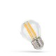 Ampoule LED E27 1W - G45, Filament carbone, blanc extra chaud, 1800K