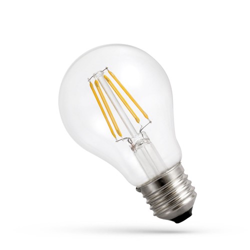 Ampoule LED E27 4W - A60, filament, blanc extra chaud, 1800K
