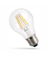 Ampoule LED E27 4W - A60, filament, blanc extra chaud, 1800K