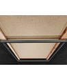 Cadre Troldtekt encastré 60x60 - Pour panneau LED, compatible avec Troldtekt sans ajustement, bord noir