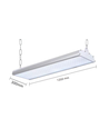 Luminaire de plafond pour salle de sport 200W - UGR19, anti-éblouissement, driver Philips