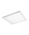 Cadre haut pour panneau LED 60x60 - Assemblage rapide, coins en plastique, sans vis visibles, bord blanc