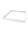 Cadre haut pour panneau LED 60x60 - Assemblage rapide, coins en plastique, sans vis visibles, bord blanc
