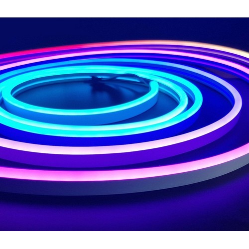 Ruban Neon Flex RGBIC 20m 16W/m - 24V DC, IP20, 96 LED par mètre, 8x16