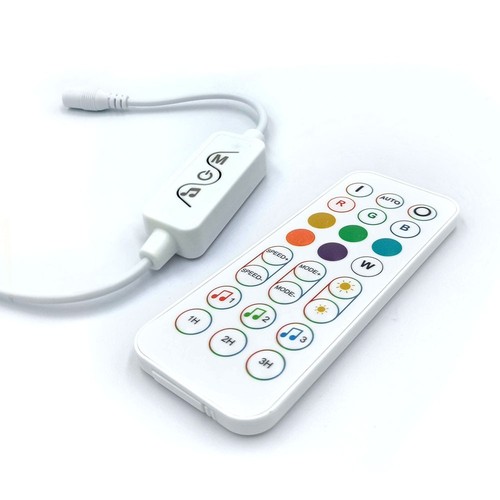 Contrôleur RGBIC avec télécommande - Bluetooth, RF sans fil, télécommande slim, 4 broches