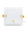 Dalle LED encastrable 12W 14,5 x 14,5 cm - IP54 extérieur, découpe : 12 x 12 cm, dimensions : 14,5 x 14,5 cm